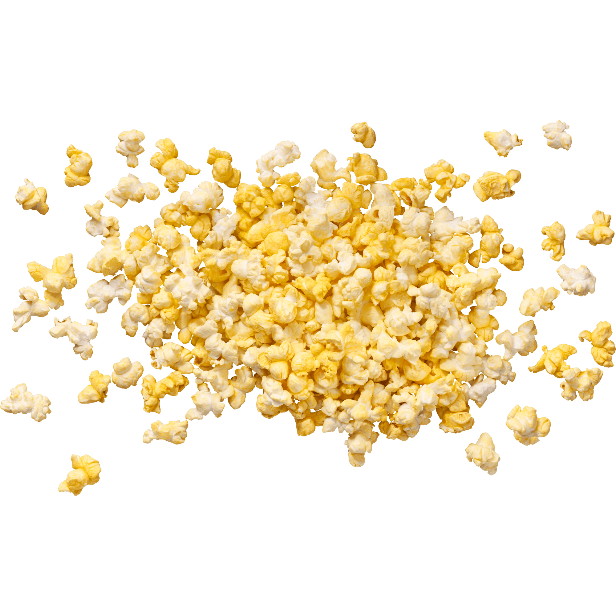 Golden buttery popcorn, ready to share
